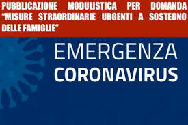 Misure straordinarie urgenti a sostegno delle famiglie per fronteggiare l’emergenza economico-sociale derivante dalla pandemia SARS-COV-2